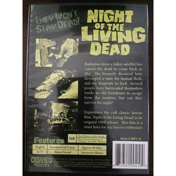 George A. Romeros Night Of The Living Dead DVD - Picture 2 of 2
